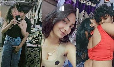 Indian Sex MMS of a cute couple fucking wild