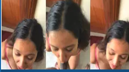 Sexy Desi Girl Sucking Dick in Indian Sex MMS
